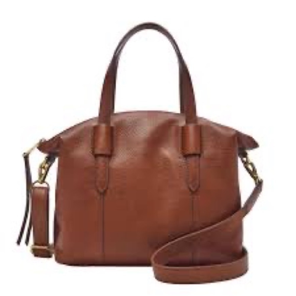 LIKE NEW 👜 FOSSIL Skylar Leather Satchel